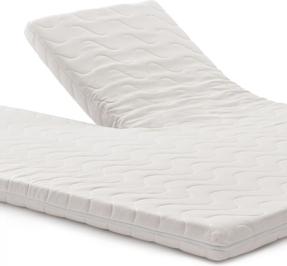 SPLIT Topper - TOPDEK - Koudschuim HR - Anti allergisch hoes- 180x220x8 cm