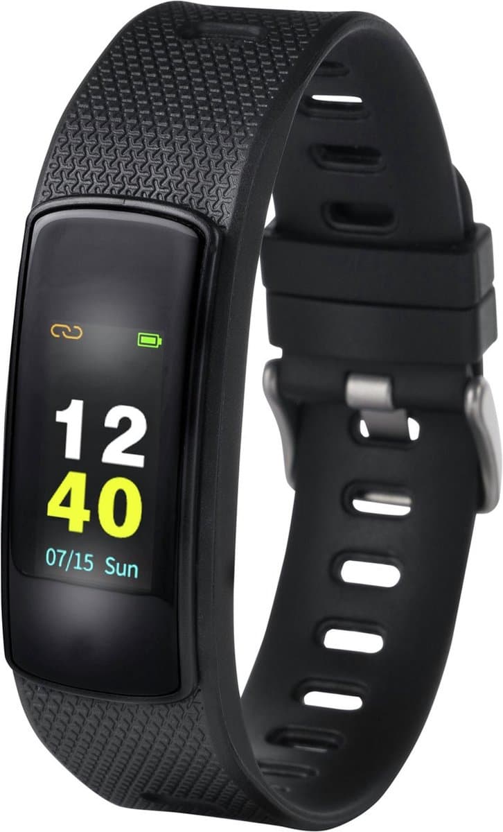 NUBAND FLASH HR 2 ACTIVITY/ SLEEP TRACKER - ZWART
