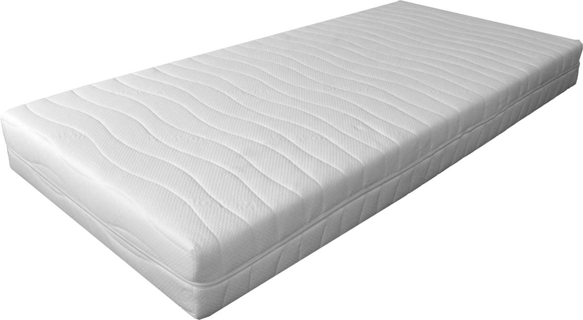 Comfort Medium HR-45 Koudschuim Matras-90x200x16-cm-Anti-allergische wasbare tijk met rits.