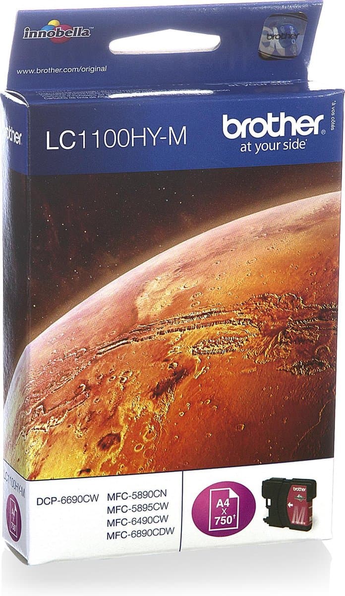 Brother LC1100M inktcartridge 1 stuk(s) origineel magenta