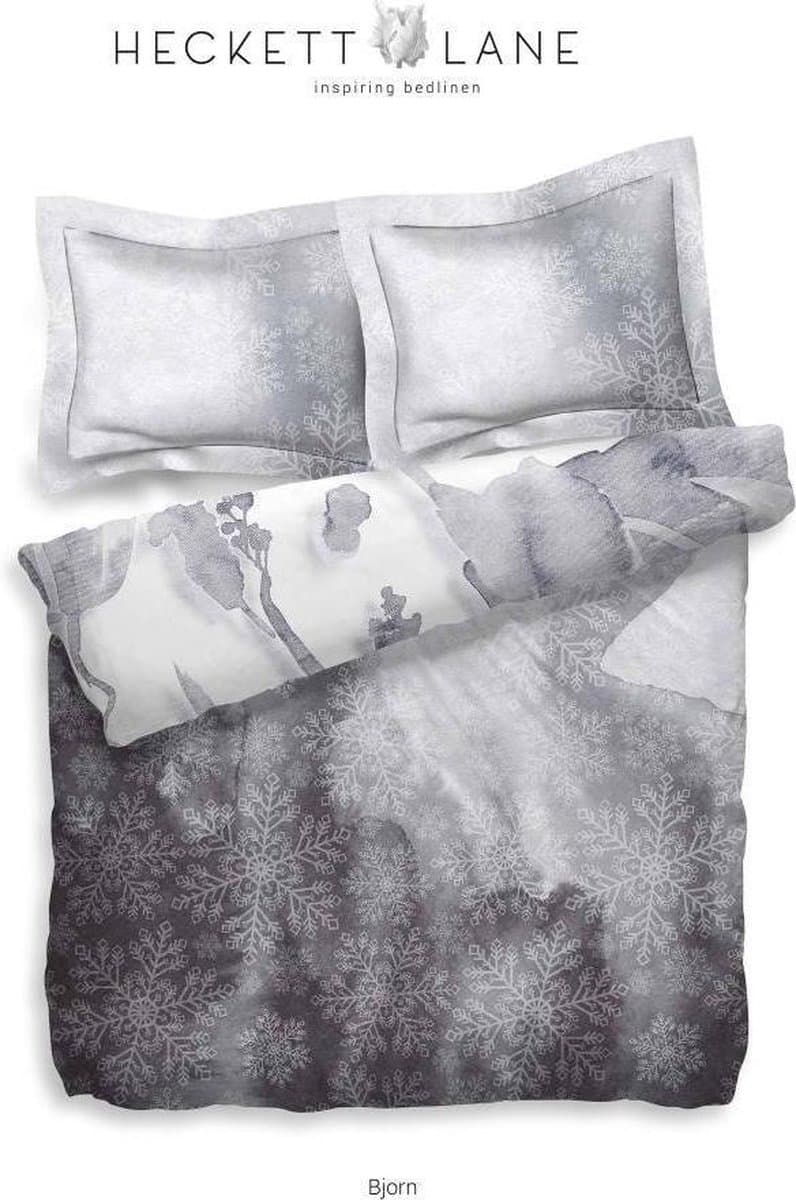Heckett & Lane Bjorn Dekbedovertrek - Lits-jumeaux - 240x200/220 cm - Blauw