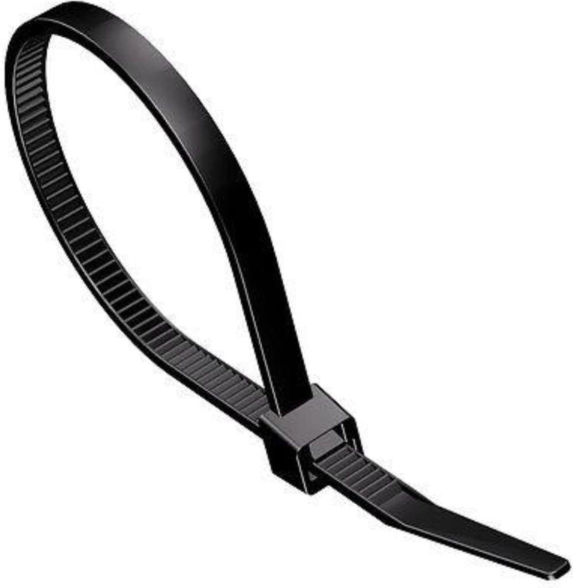 Kabelbinder set - 50 stuks - Zwart - Allteq