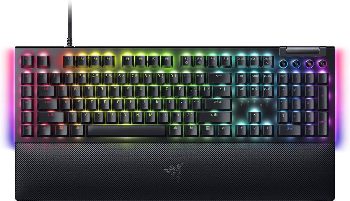 Razer BlackWidow V4 Mechanisch Gaming Toetsenbord Green Switch Qwerty