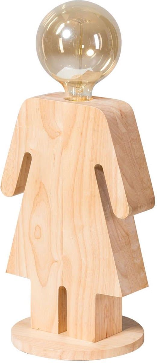 ETH Adam-Eve Tafellamp M - E27 - Hout Eve