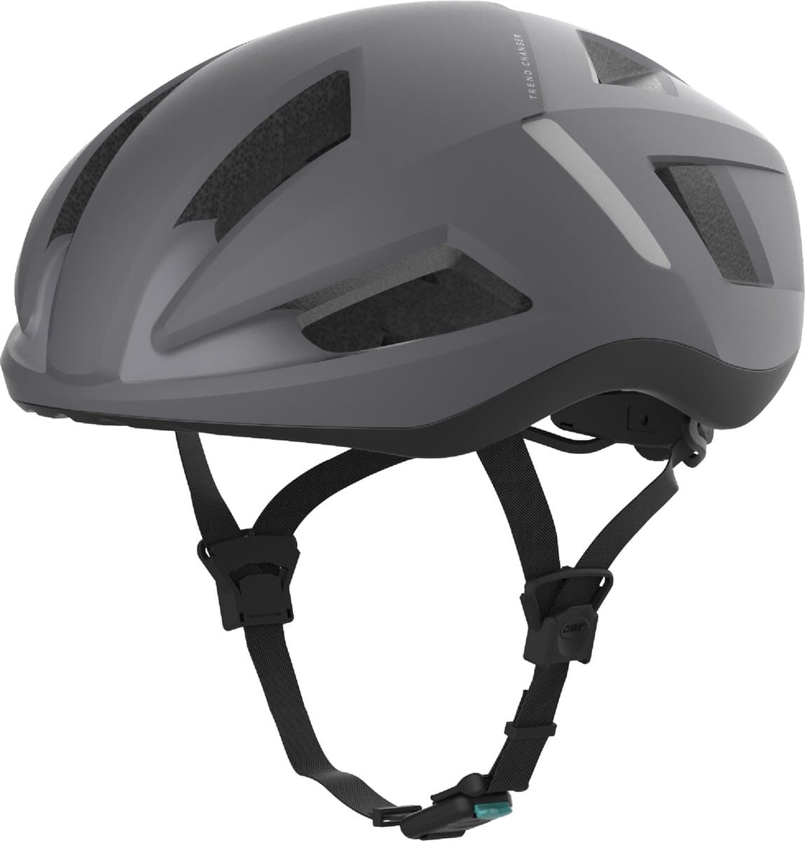 CRNK New Artica Fietshelm - Volwassenen - Grijs - Maat L - Verstelbaar - 11 Ventilatiegaten - 255 gram - Heren Dames - Racefietshelm