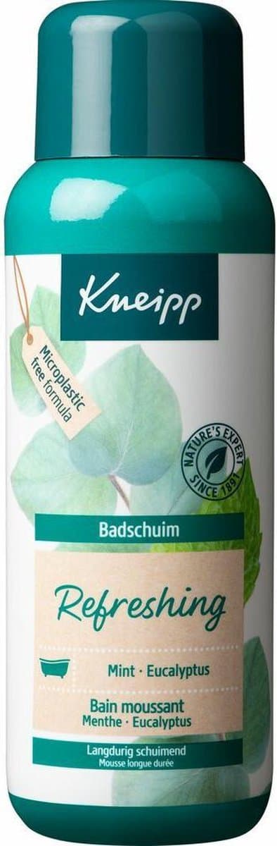 Kneipp Badschuim Refreshing Mint Eucalyptus - 6 x 400 ml - Voordeelverpakking