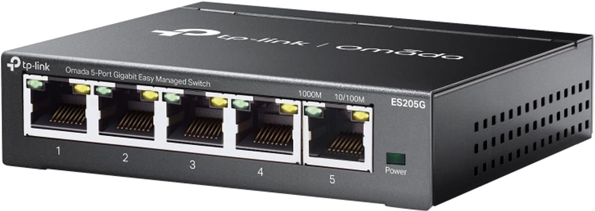 TP-Link Omada ES205G - Netwerk Switch - Managed - Gigabit - Zonder PoE