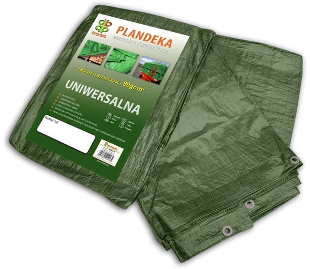 Bradas Serie - Versterkte Tarp - 4x5m - UV-bestendig - Waterdicht