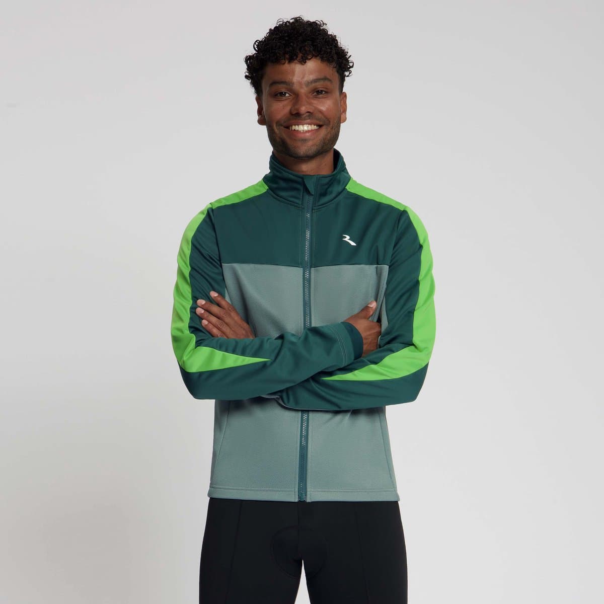 Rogelli Fiets Winterjack Freeze Heren Sage
