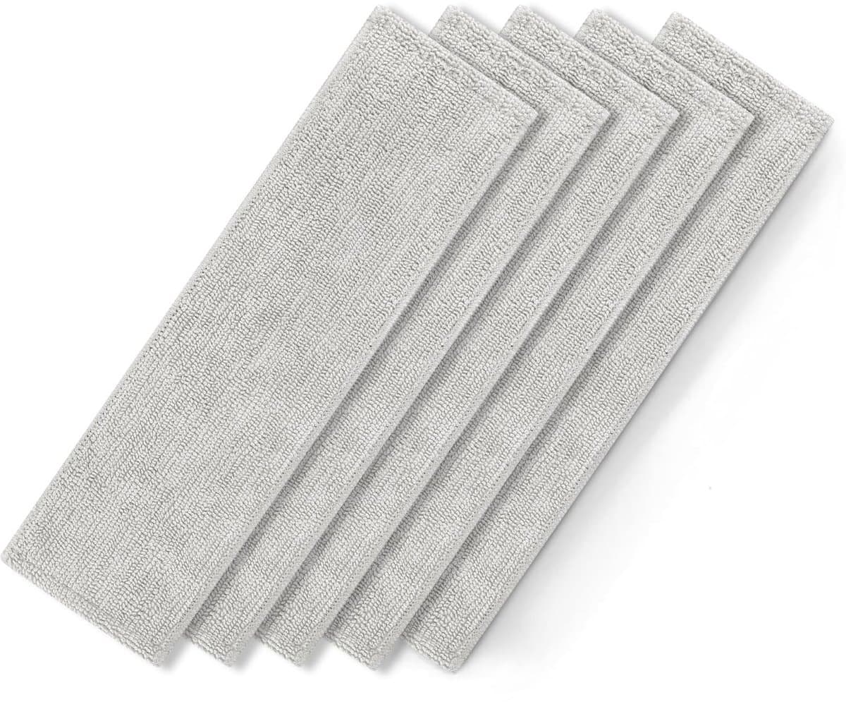 Dailygoods - Dweildoeken voor Draadloze Stofzuiger - Herbruikbaar en Machinewasbaar - Hoogwaardige Katoen - Voor Vloeren - 5 Stuks - Geschikt voor Xia...