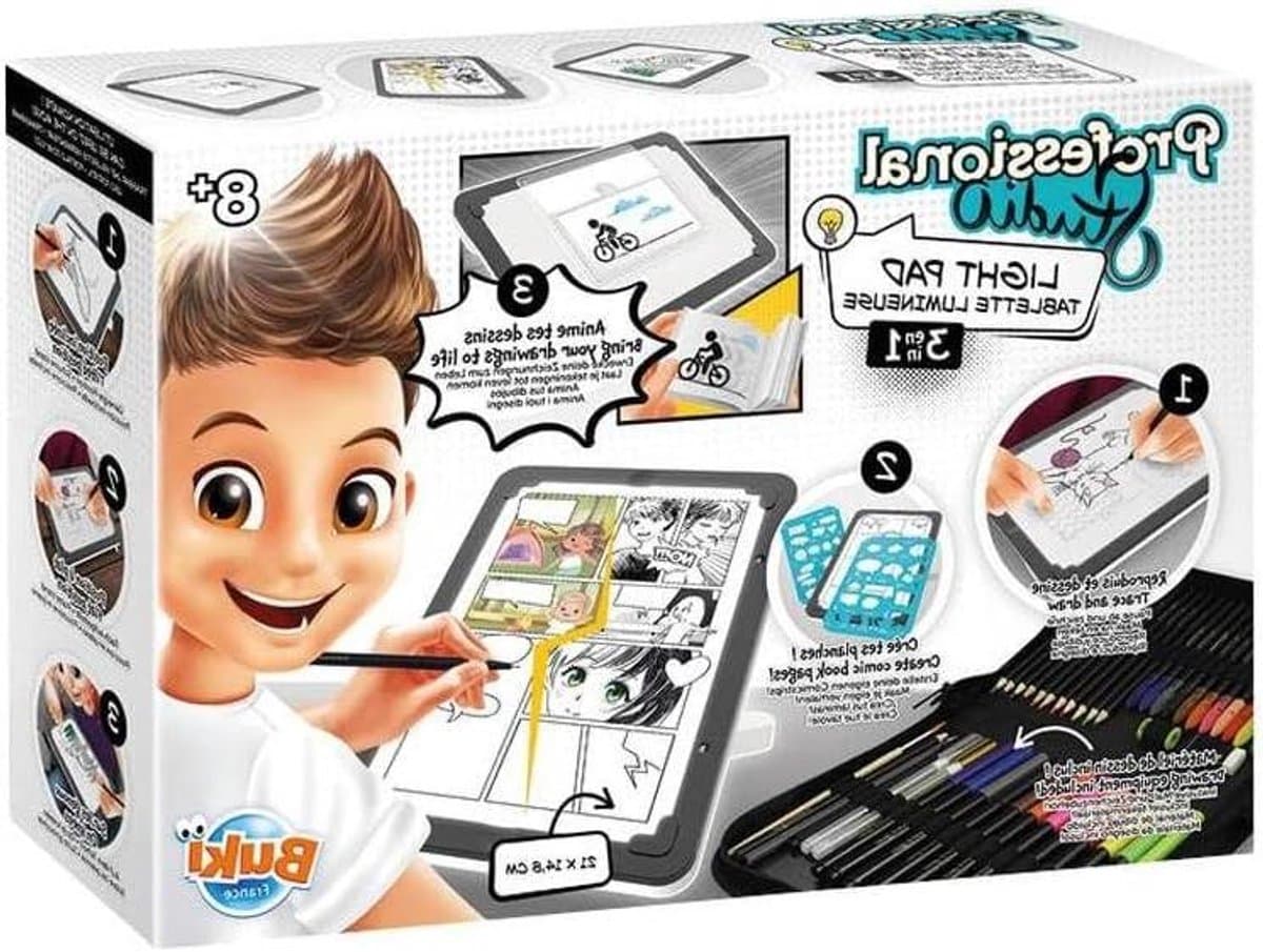 Tekentablet - Lichtbak Tekenen - Creatief Tekenen - 3-in-1 Functie - A5 Formaat - Wit