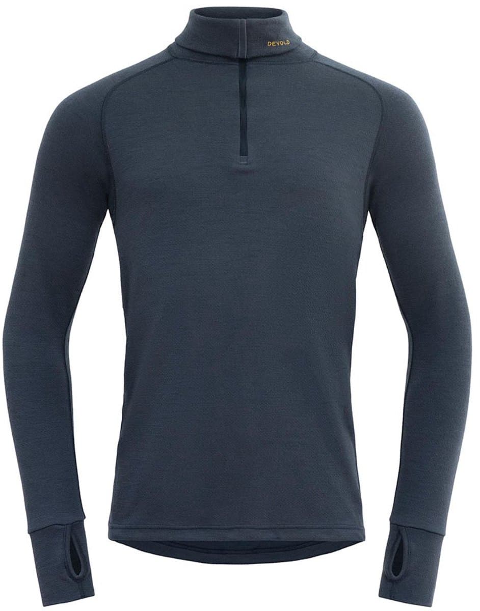 Devold Of Norway Expedition Merino 235 Half Rits Lange Mouw T-shirt Zwart 2XL Man