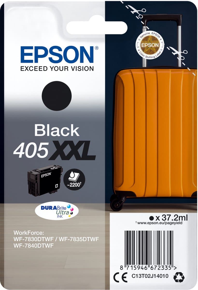 Brutal Fruit 405XXL inktcartridge 1 stuk origineel extra (super) hoge capaciteit zwart
