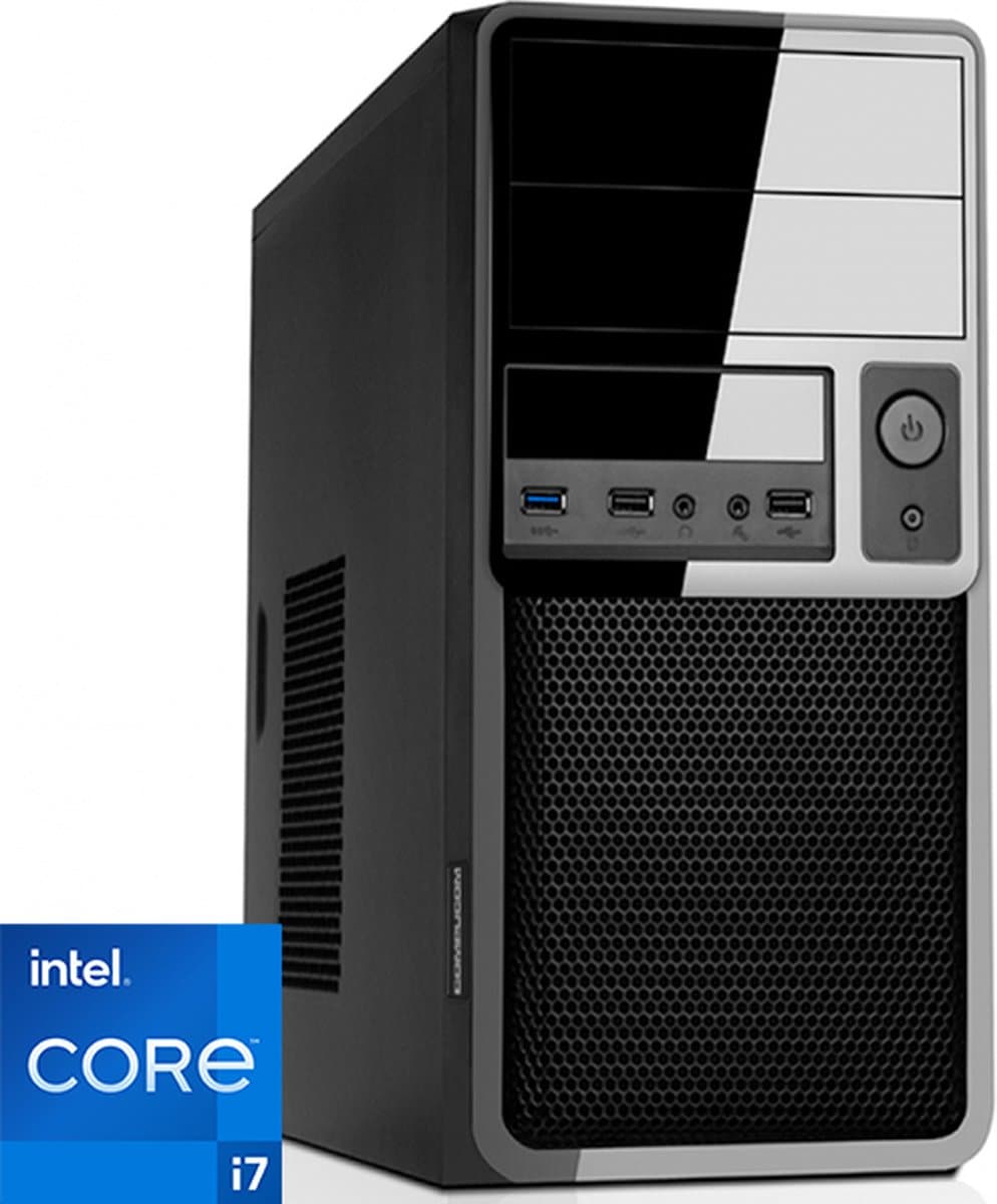 Intel Desktop PC met Core i7 - 32GB RAM - 1000GB SSD - WiFi - Bluetooth - Windows 11 Pro (DT-373299)