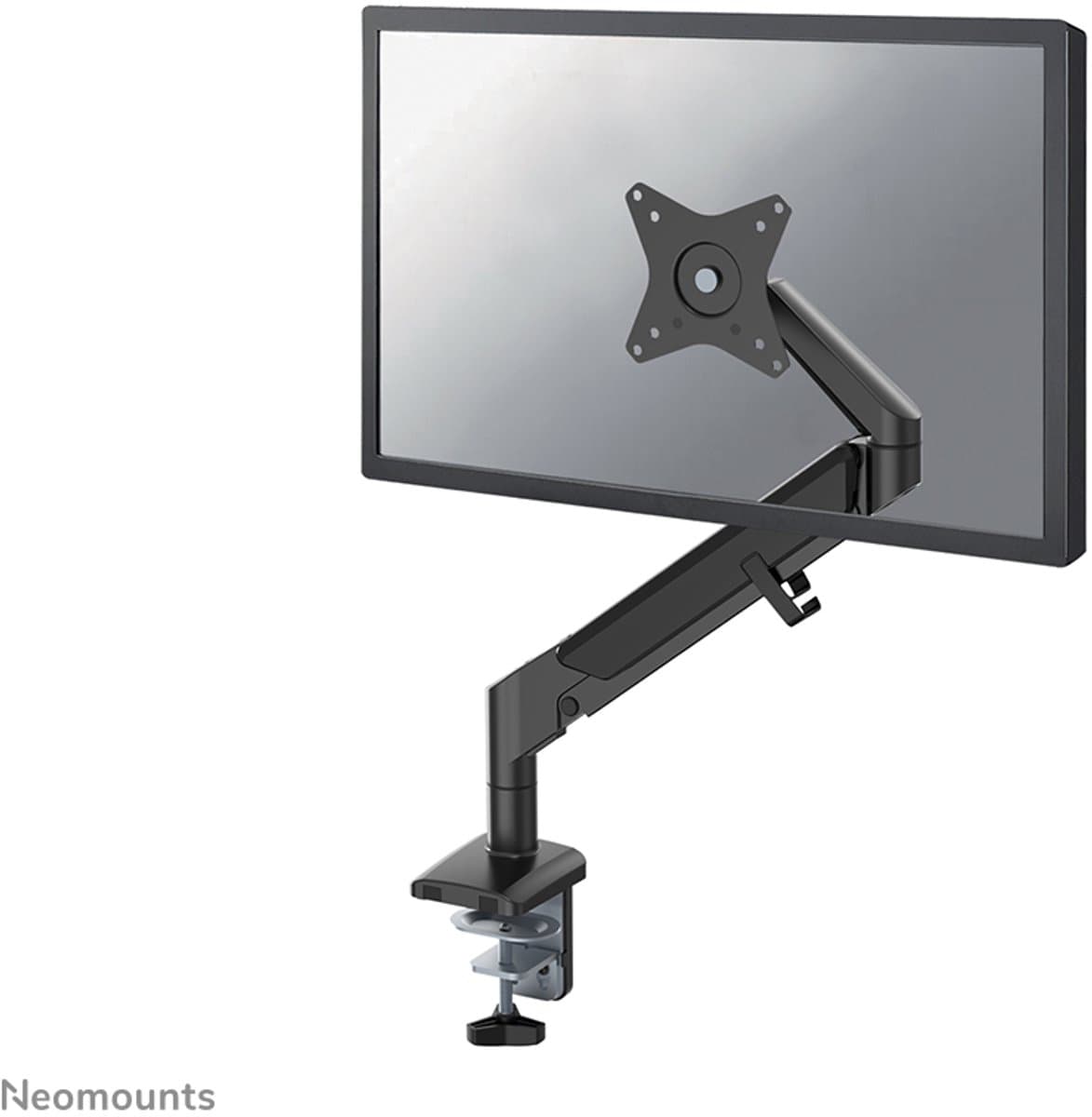 Neomounts DS70-810BL1 Monitorarm 1 scherm - 17-32" - 1-9 kg - gasveer - 180°-stop - ruimtebesparend T-Rex model - zwart