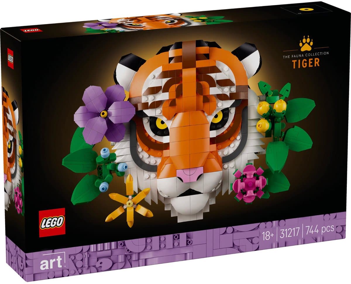 LEGO Art de Faunacollectie Tijger 31217