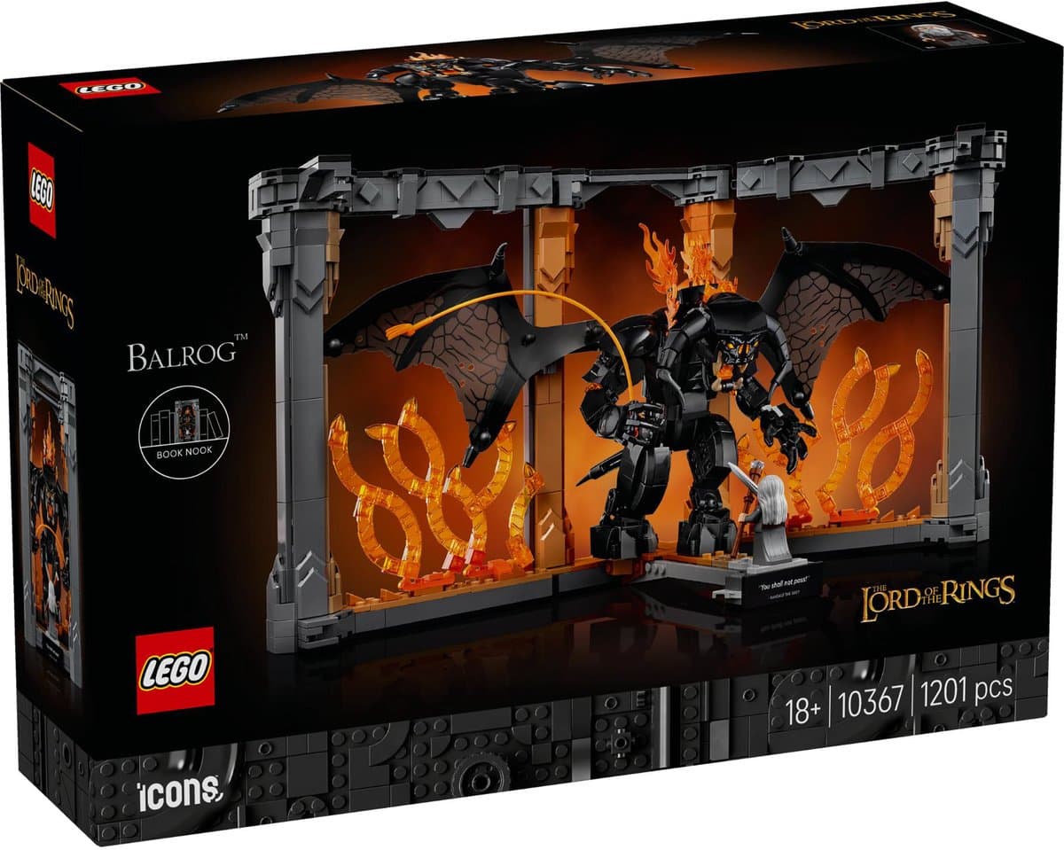 LEGO Icons 10367 Boekensteun: The Lord of the Rings– Balrog™