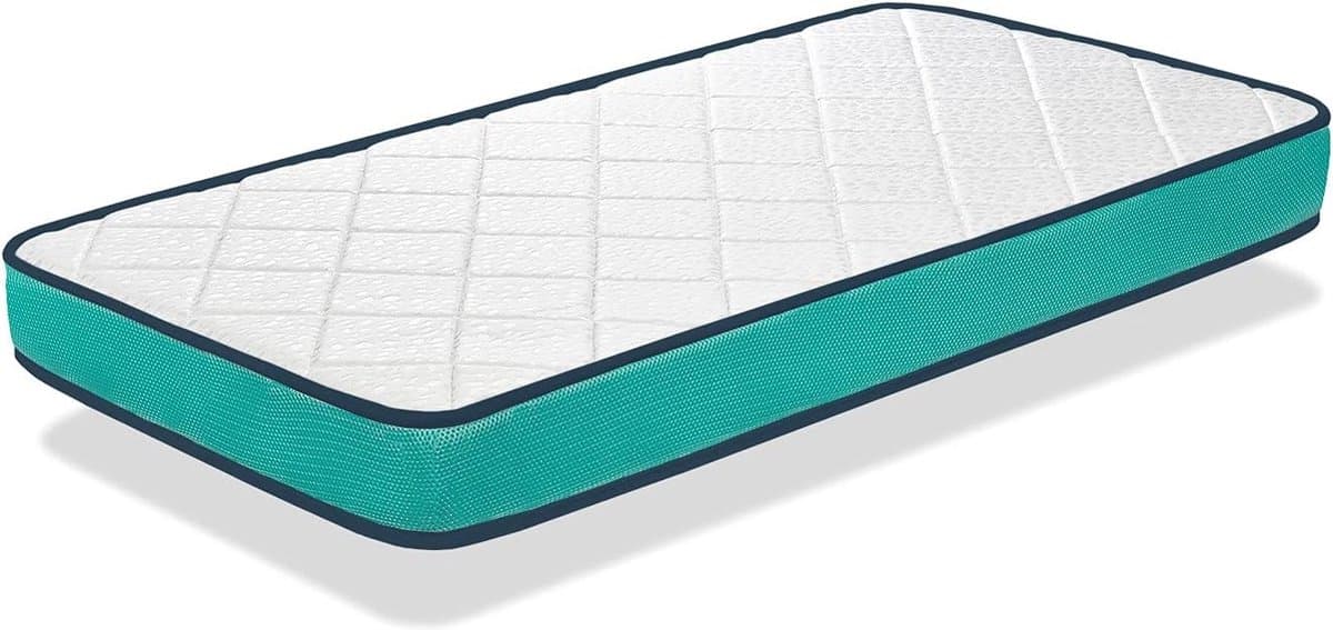 Antibacterieel Matras voor Babybed, 60 x 120 cm - Geperforeerd Schuim voor Optimaal Comfort