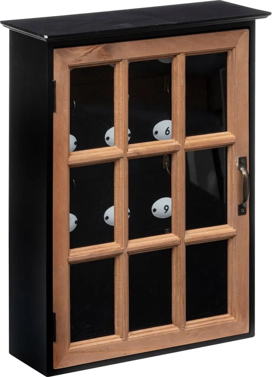 Atmosphera Sleutelbox - MDF, zwart, 30 x 40 cm