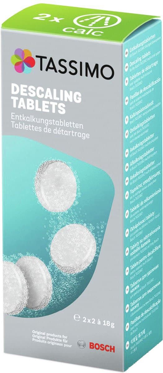 BSH Bosch TCZ6004 Tassimo ontkalkingsfilterpatronen– verwijdert kalkaanslag – 2×2 tabletten per verpakking