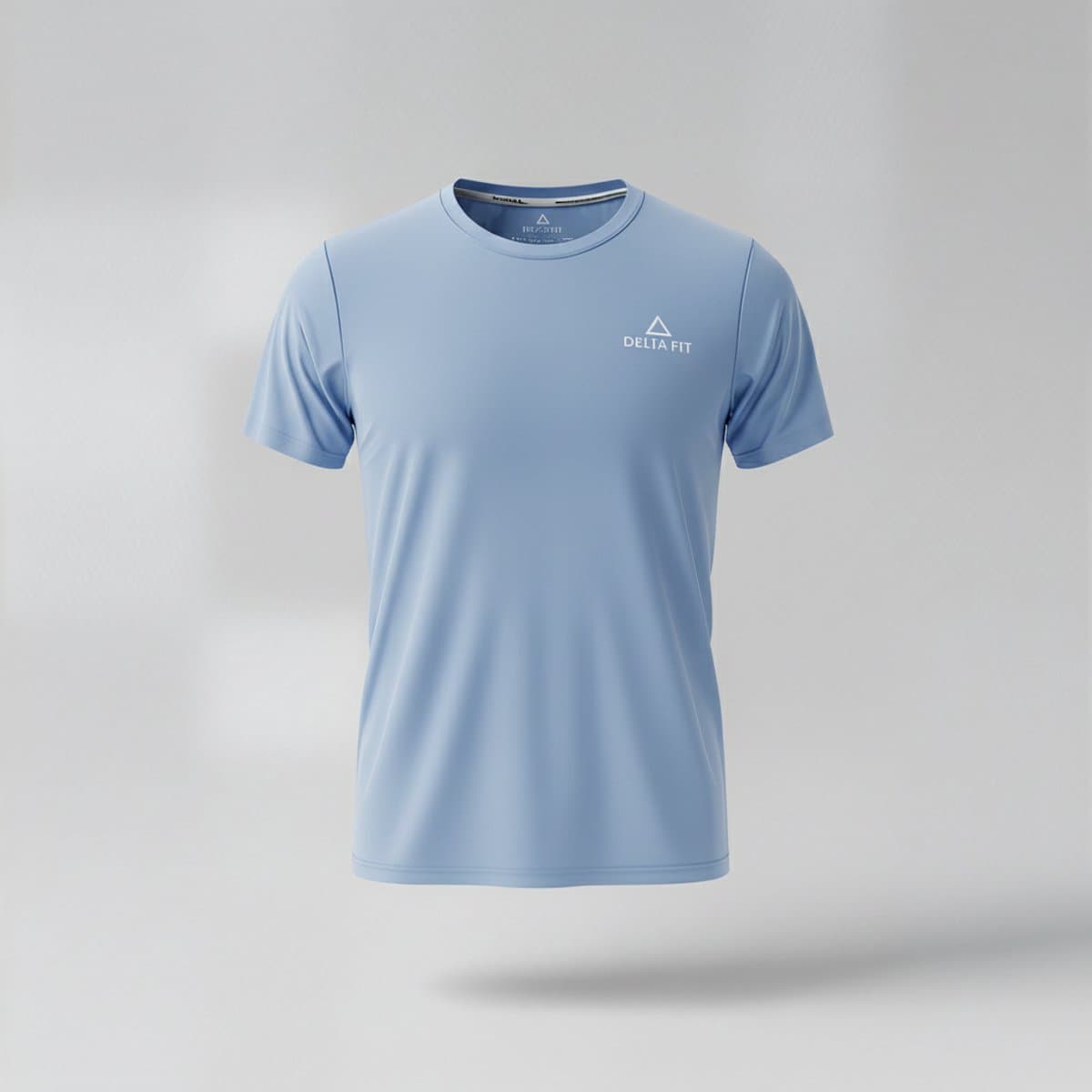 Delta Fit Hardloopshirt – Ultralicht & Ademend – Dry Mesh - Lichtblauw - Maat S