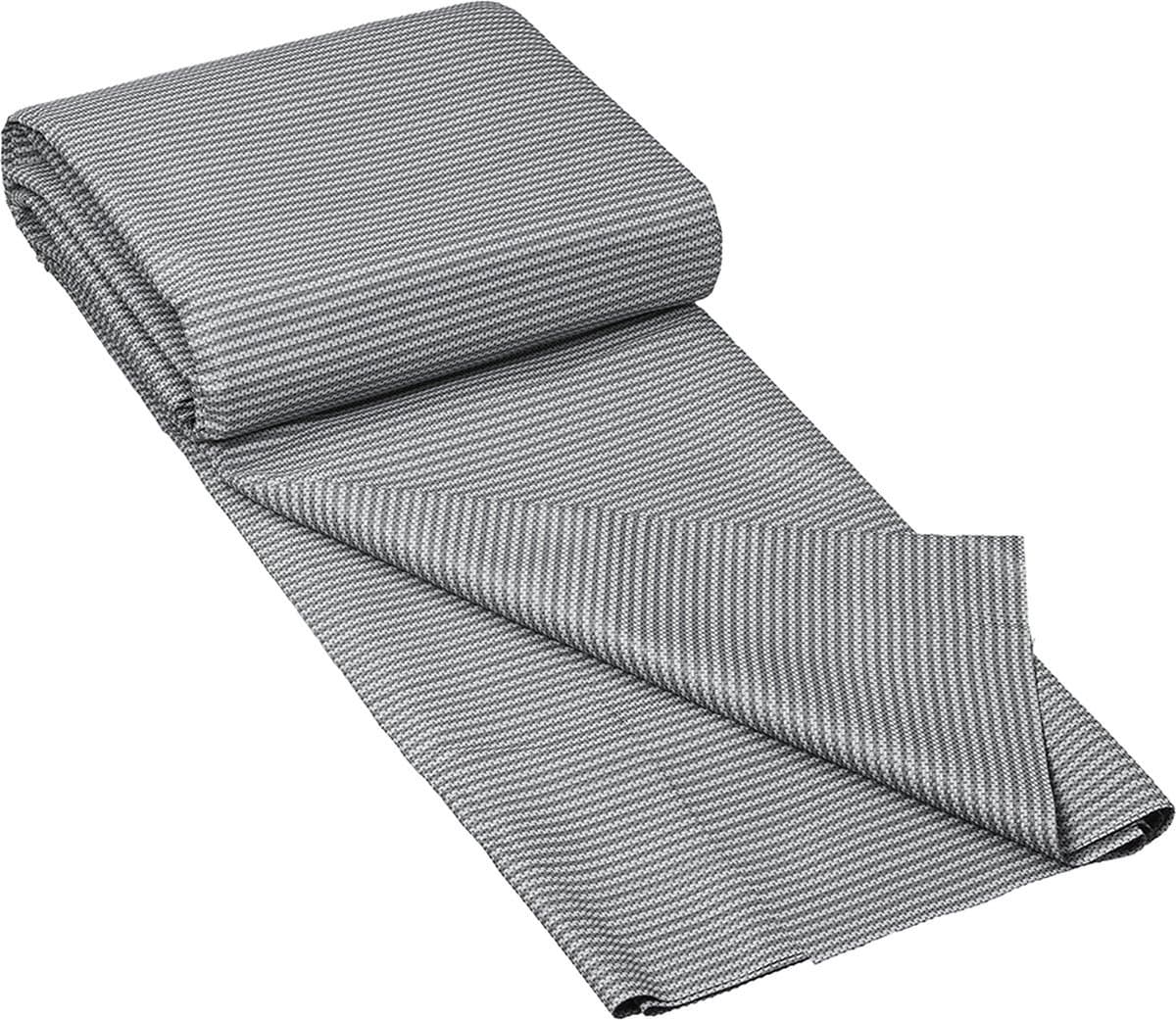 Campout Tenttapijt - 250 x 500cm - Tenttapijt Caravan - Gronddoek Tent - Omkeerbaar - Schimmelbestendig - Sterk materiaal - Uv-bestendig - Aanpasbaar formaat - 450 gram - Grijs/wit