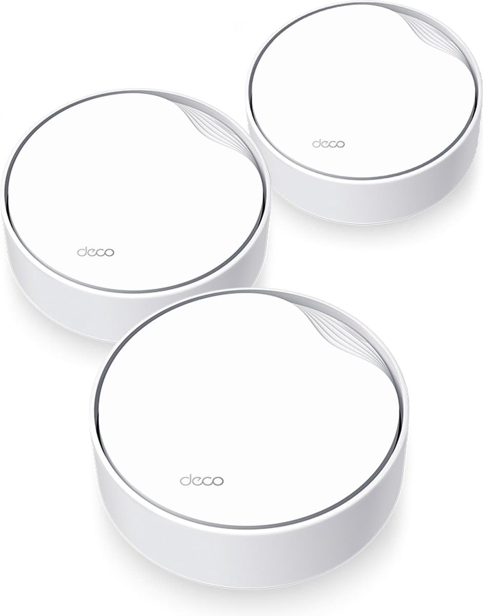 TP-Link Deco X50-PoE - Mesh WiFi - WiFi Versterker - WiFi - PoE - 3000 Mbps - 3-pack