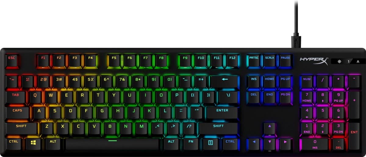 HyperX Alloy Origins PBT HX Red Lineair Mechanisch Gaming Toetsenbord