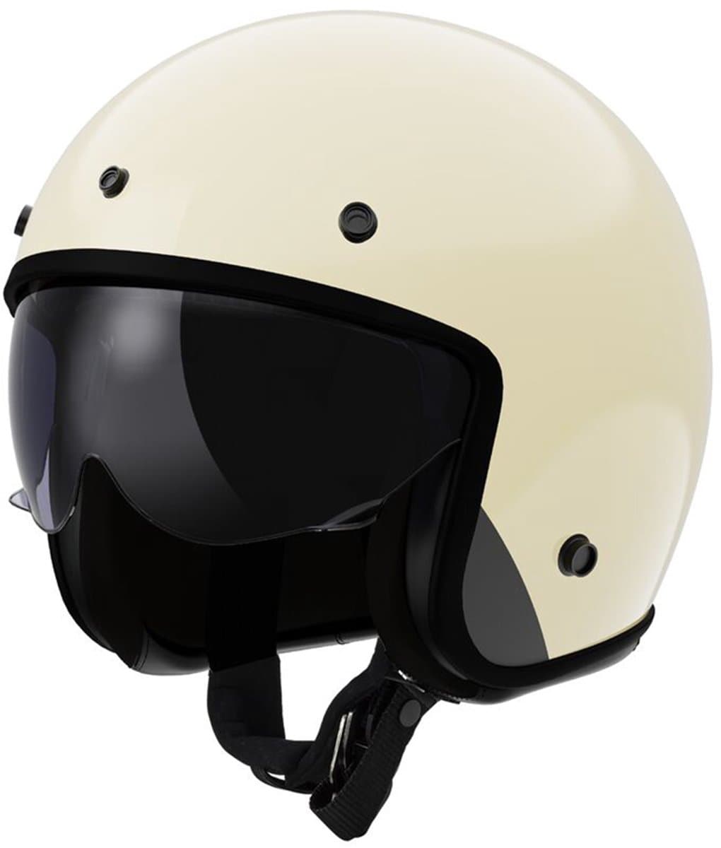 LS2 OF601 Bob II Solid Cream 06 Jethelm - Maat M - Helm