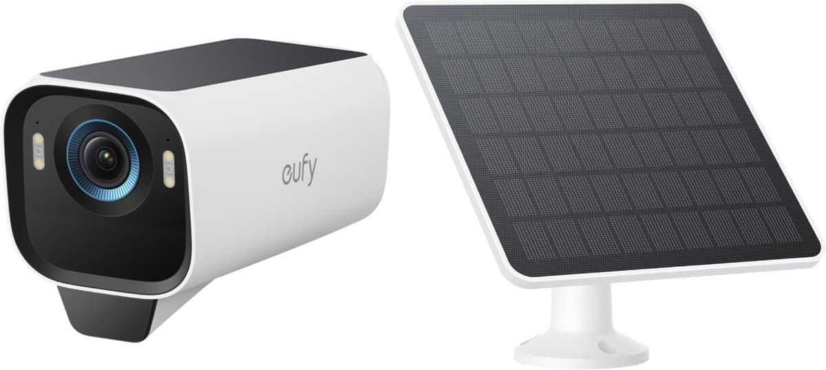 eufy Security S3 Pro Buitencamera, Add-on + eufy Security Zonnepaneel (3W)