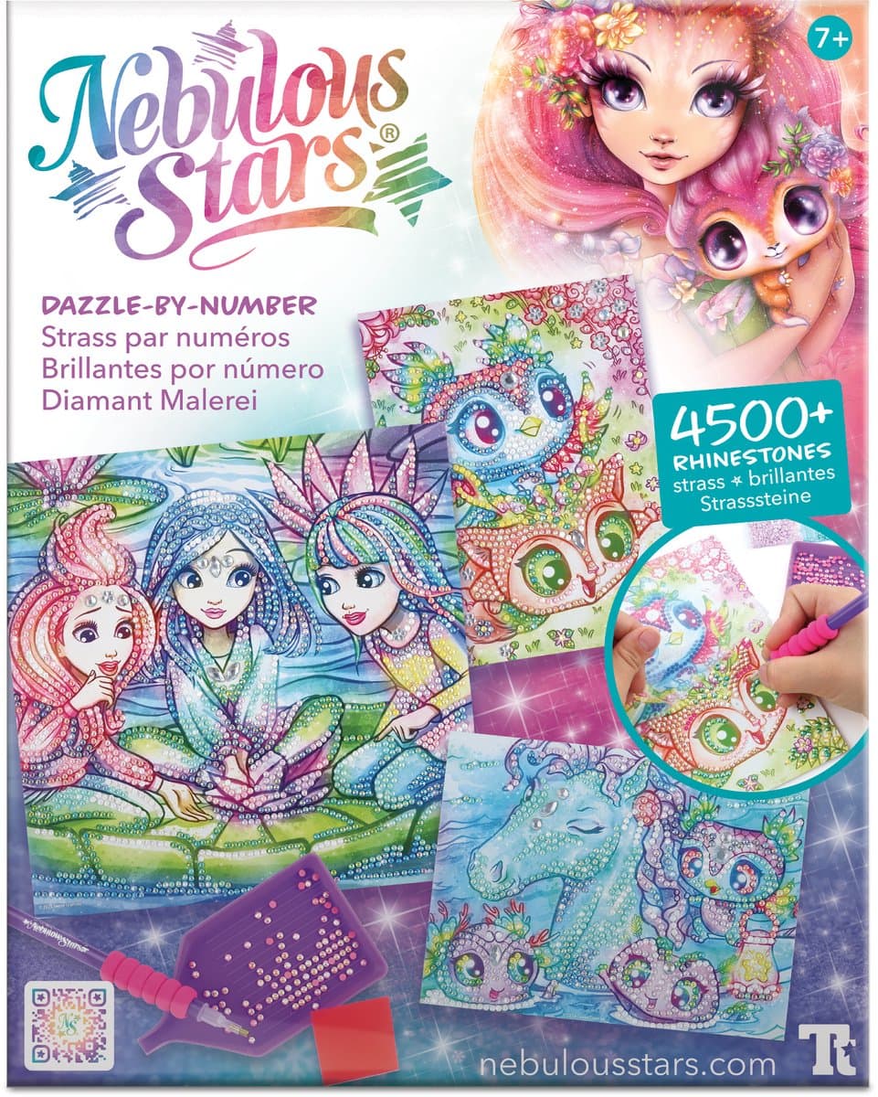 NEBULOUS STARS-DIAMANTEN OP NUMMER - REGENBOOG