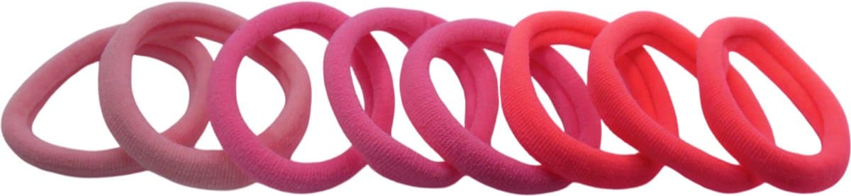 Badstof elastiek roze tinten