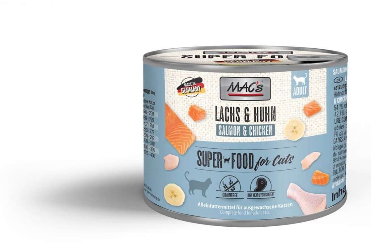 MAC's CAT - blik 6x200g - Zalm & Kip