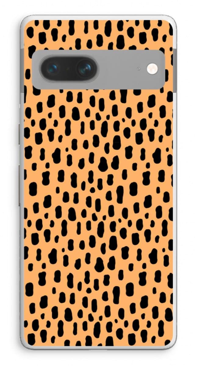 Case Company® - Hoesje geschikt voor Google Pixel 7 hoesje - Panter - Soft Cover Telefoonhoesje - Bescherming aan alle Kanten en Schermrand
