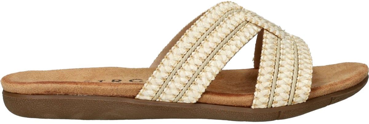 DSTRCT Slippers - Dames - Beige - Maat:37