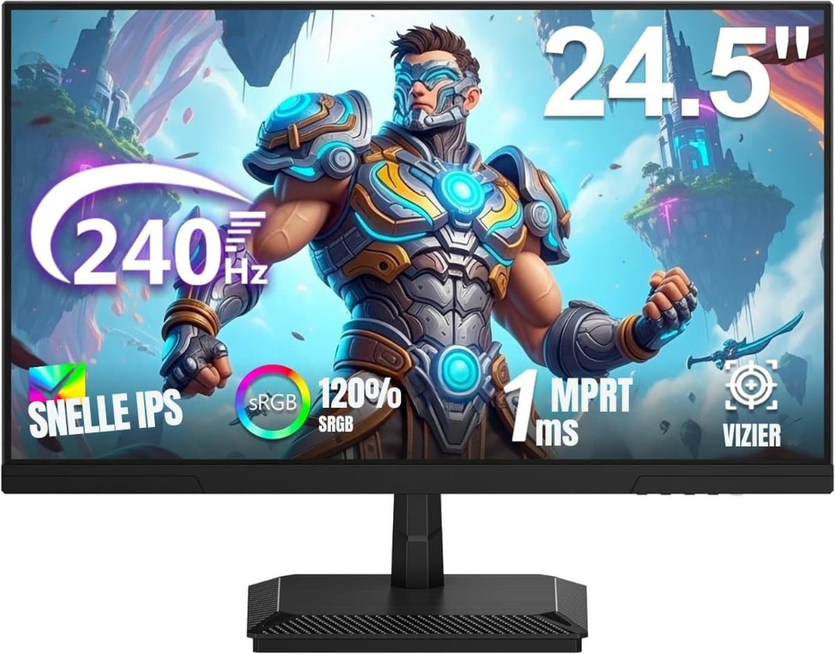SVN® Gaming Monitor 240hz - Gaming Monitor -Zwart - 19 x 55 x 42 cm; 3.88 kg