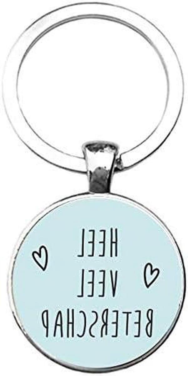 Sleutelhanger Glas - Decoratieve Ring - Cadeau Geven - Uniek Design - Niet Gespecificeerd - Niet Gespecificeerd