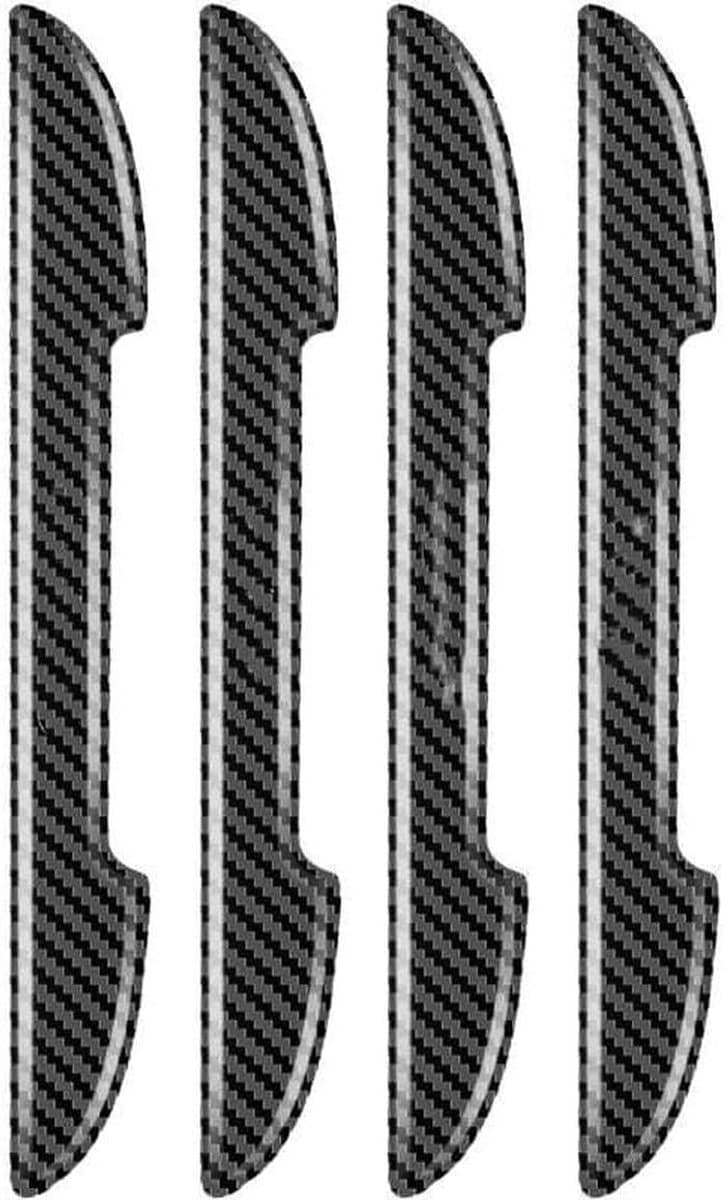 Autodeur Beschermstrips - Deurrandbeschermers - Voertuig Beschermen - Zelfklevende Installatie - 4 stuks - Zwart
