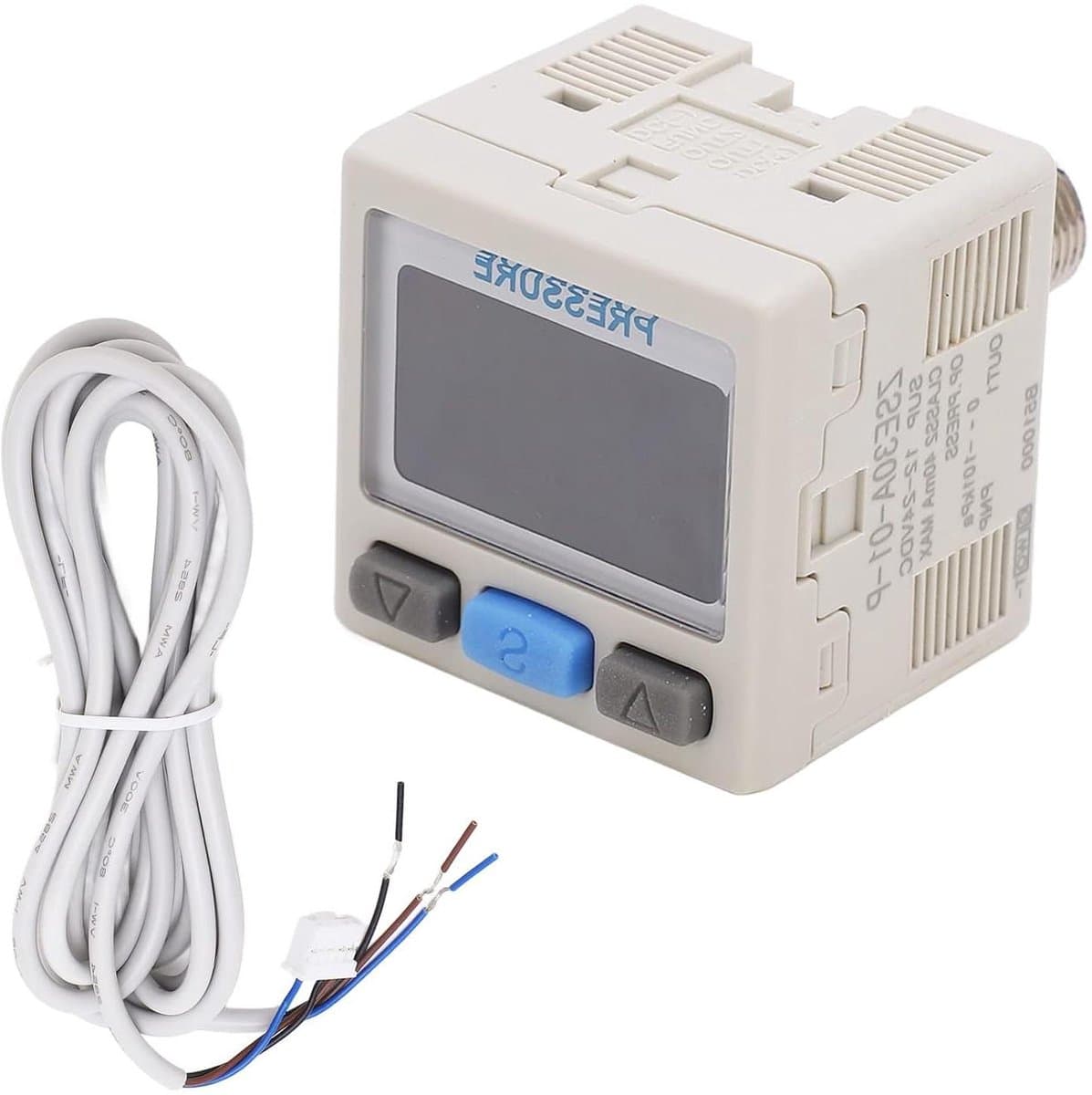 Respicefinem Vacuum Regulator 11×8×5 Pressure Regulator Pneumatic Vacuum Digital Controller Switch 0 to -101kPa 12-24V DC Vacuum Digital Pressure Gauge