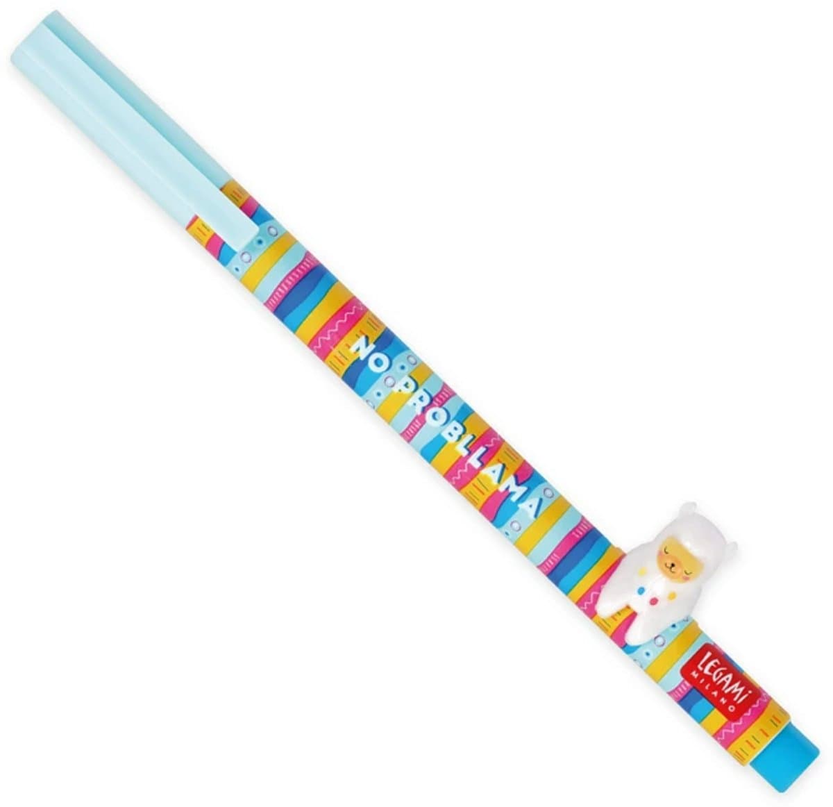 Gelpen Lovely Friends - Lama - Licht blauwe inkt - Hervulbaar