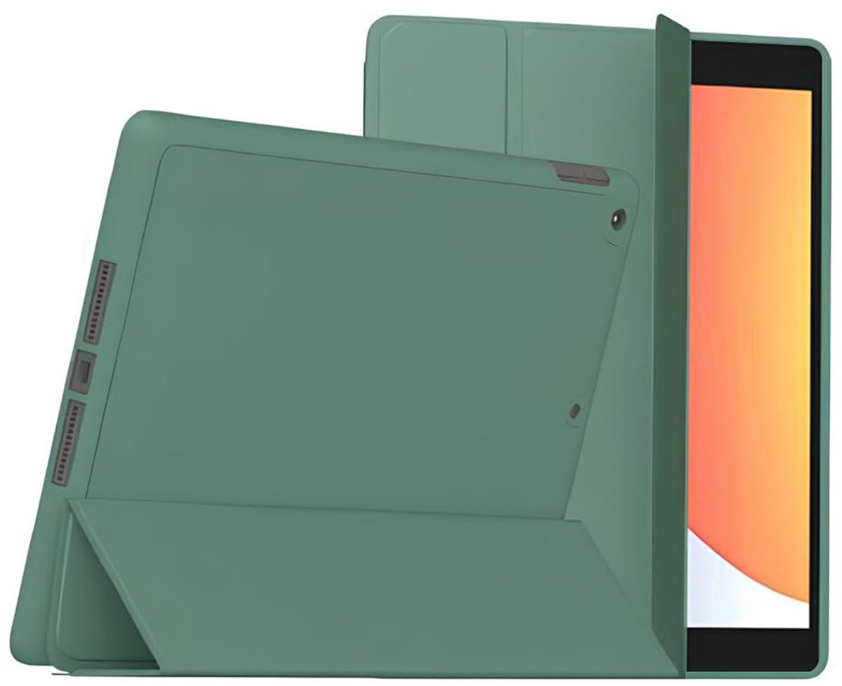 MYWAY, Hoes Geschikt voor Apple iPad Pro 11-inch Folio SlimSkin Series met Apple Pencil-standaard, Groen