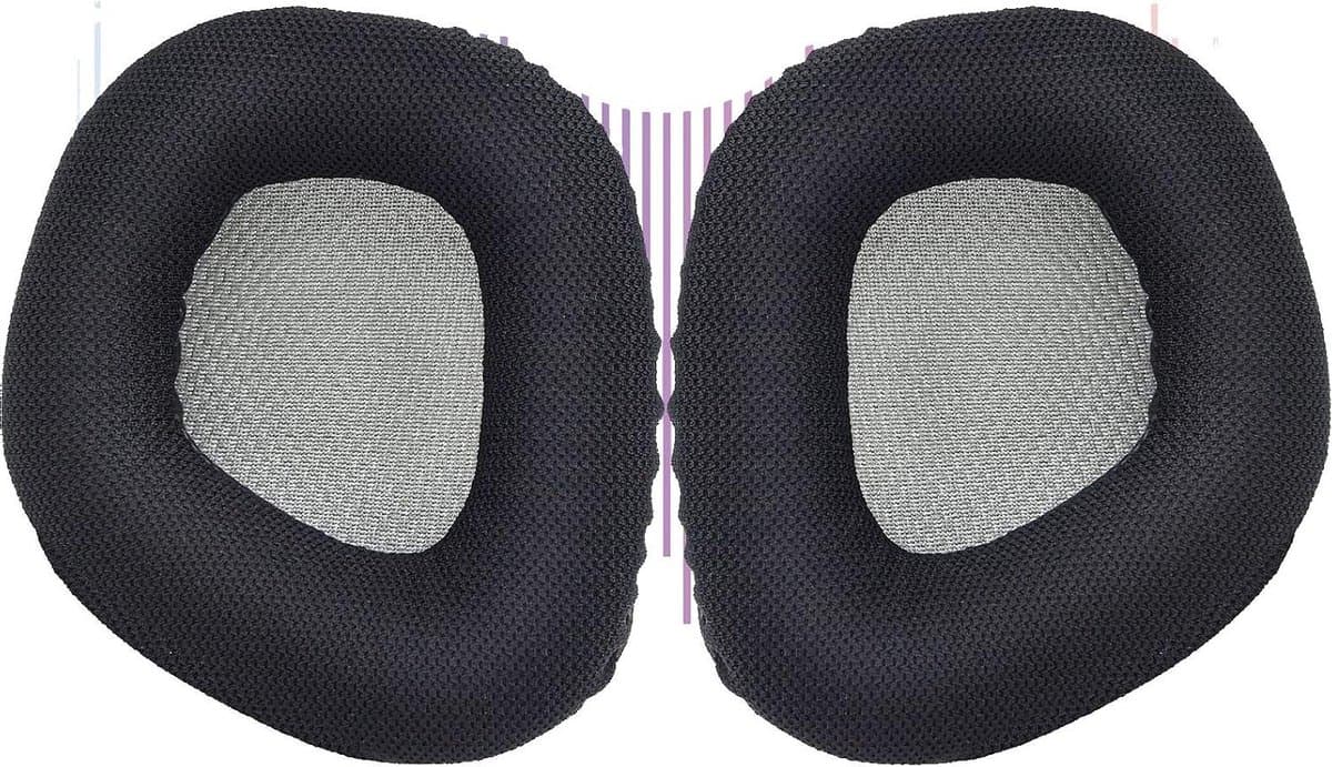 Oordopjes Traagschuim - Koptelefoon Kussens - Audio Verbetering - Verbeterde Geluidsisolatie - 11 x 9 x 4.5 cm - Zwart