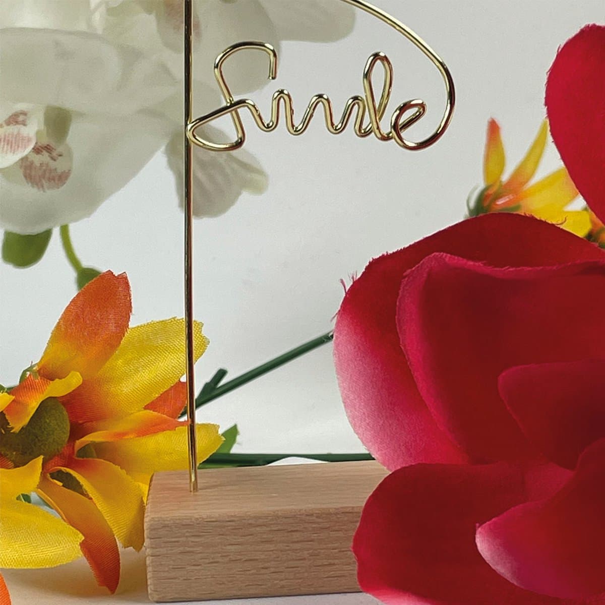 Oorbellenrekje - Mini - ‘’Smile’’ - Oorbellenhouder - Sieradenhouder - Oorbellenrek - 12cm hoog - Sieraden standaard
