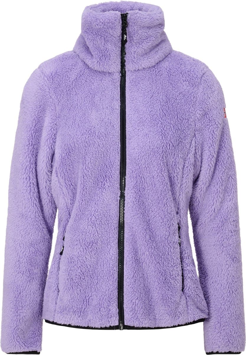 Nordberg dames vest - fleece vest dames - zacht - Evy - Lila - maat 3XL