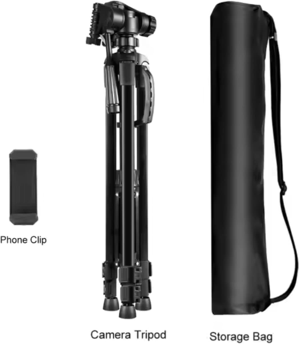 LumiWay Camera en Telefoon Statief - Tripod met Smartphone Houder