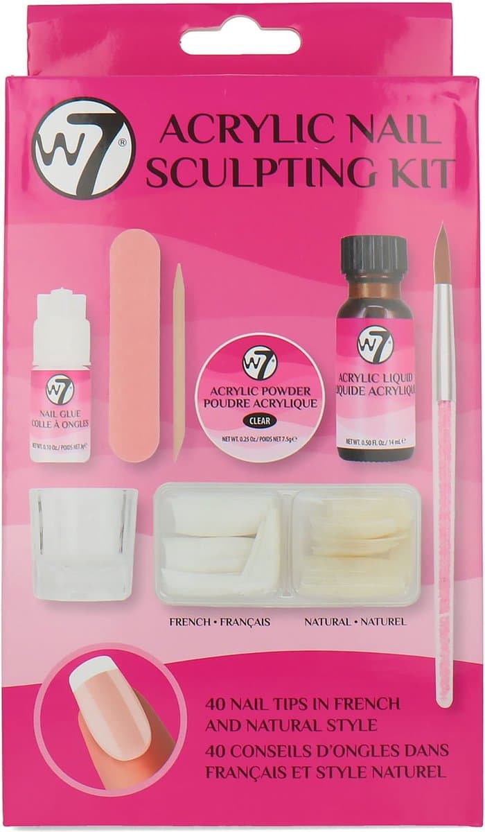 W7 Acrylic Nail Sculpting Set