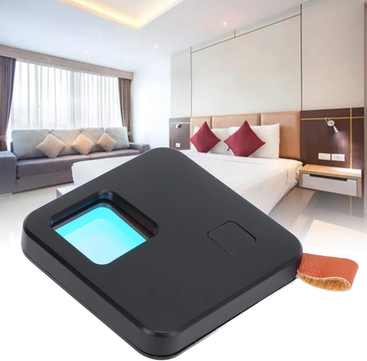 Mrs. Jones Premium Collection Verborgen Camera Detector - Anti Candid Bug - LED-verlichting - Zakformaat - Thuiskantoor Reizen - Zwart