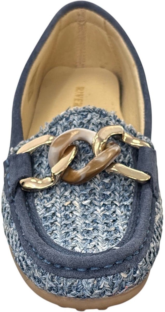 River Woods Mocassin Jeansblauw - Maat 39