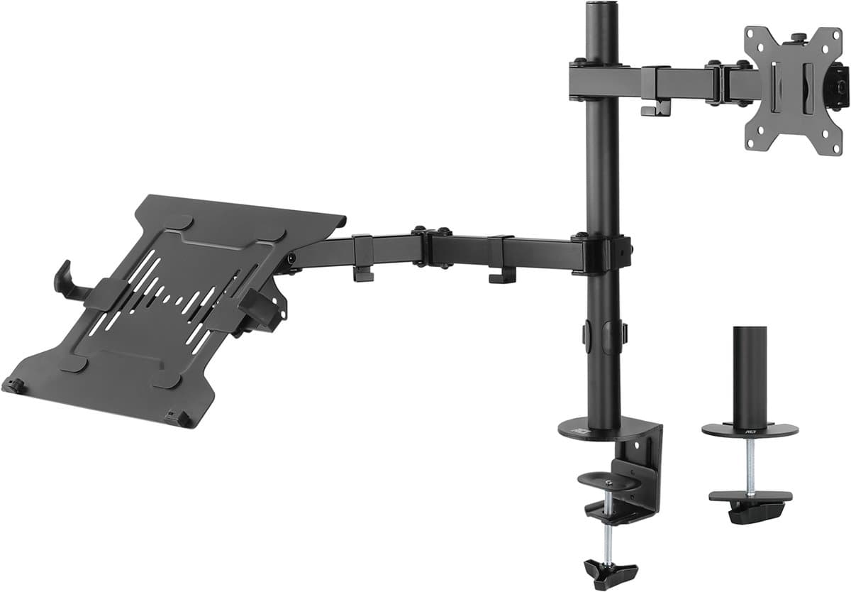 ACT AC8305 Monitorarm 1 Scherm met Laptoparm