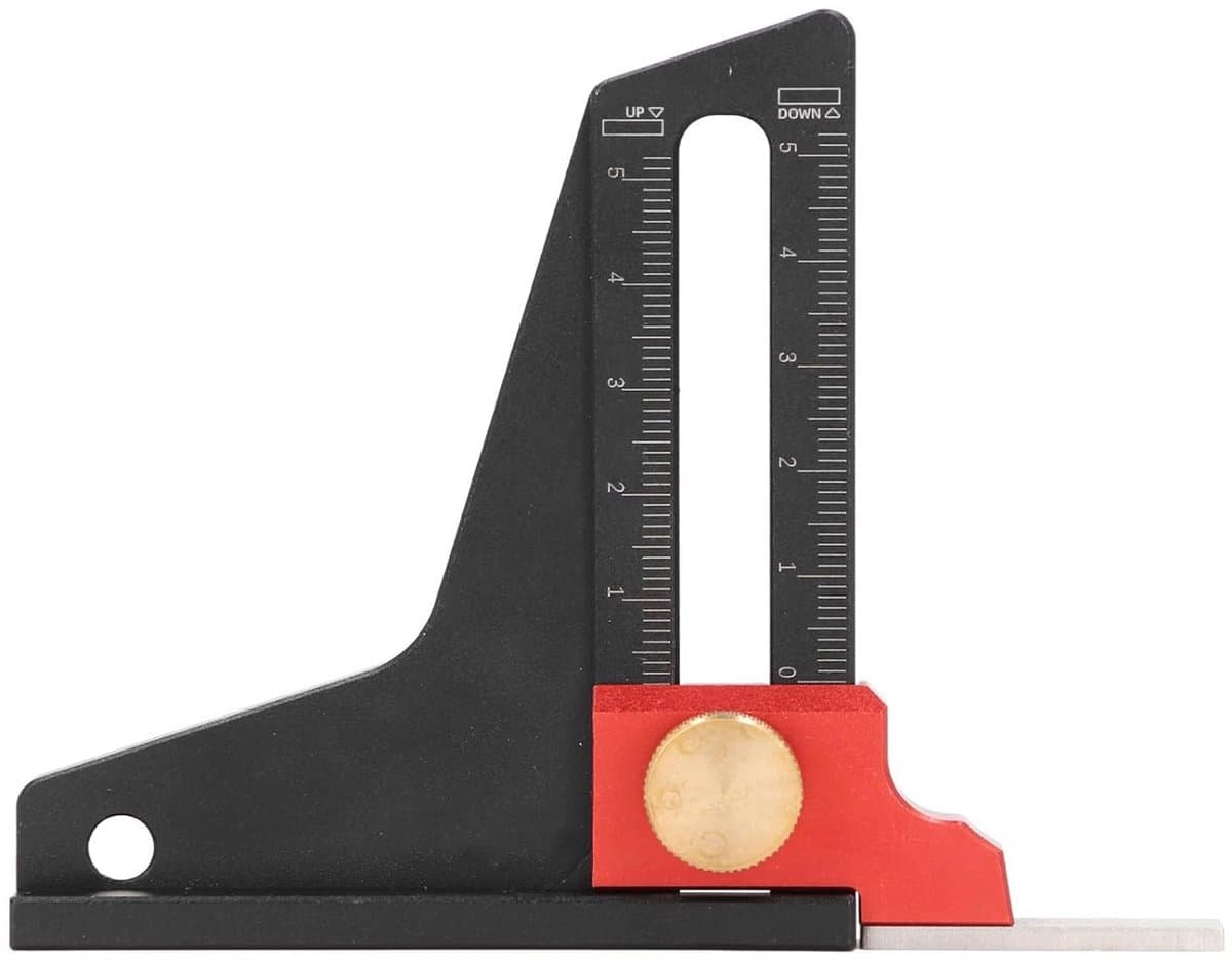 Precisie Hoogtemeter en Dieptemeter voor Zaagtafel - Meetbereik 0-50mm
